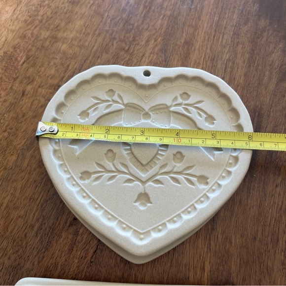 Cookie Press Stoneware Pampered Chef ‘92 & Unbranded Vintage Valentine Easter - Picture 8 of 9